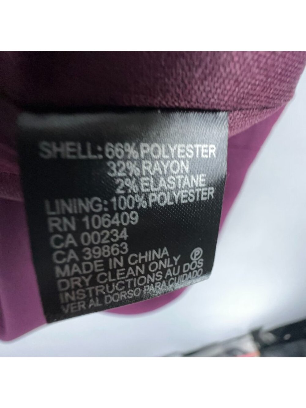 Tahari Arthur S. Levine Sheath Dress Women Size 8 Purple Short Sleeve Belted - Picture 6 of 12